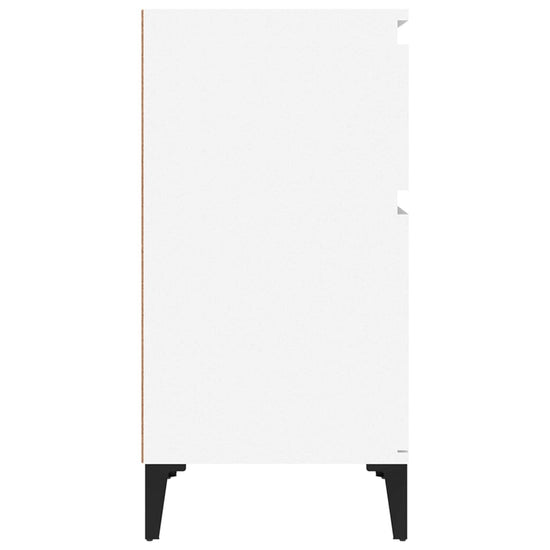 Nachtkastjes 2 st 40x35x70 cm wit MeubelReus