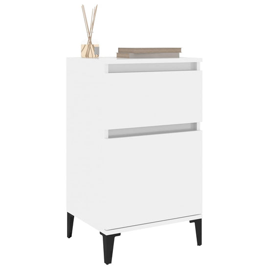 Nachtkastjes 2 st 40x35x70 cm hoogglans wit MeubelReus
