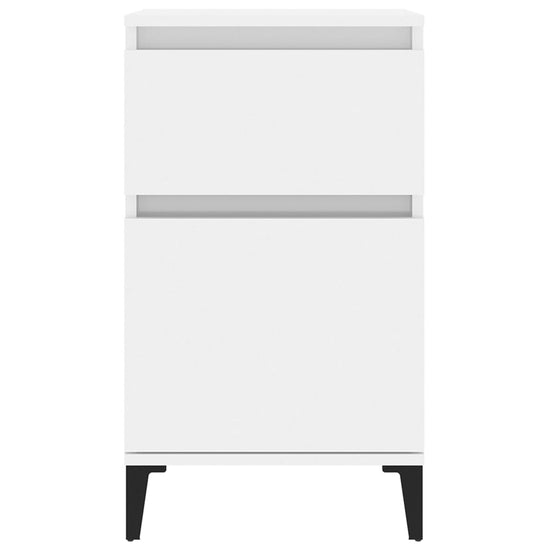 Nachtkastjes 2 st 40x35x70 cm hoogglans wit MeubelReus