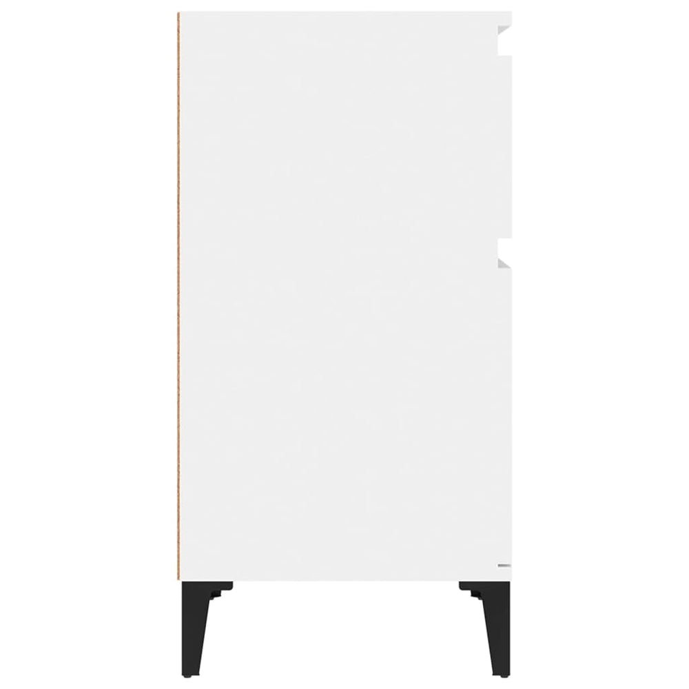 Nachtkastjes 2 st 40x35x70 cm hoogglans wit MeubelReus