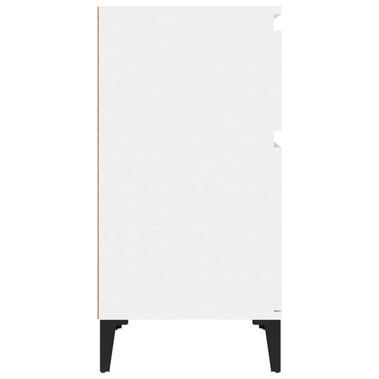 Nachtkastjes 2 st 40x35x70 cm hoogglans wit MeubelReus