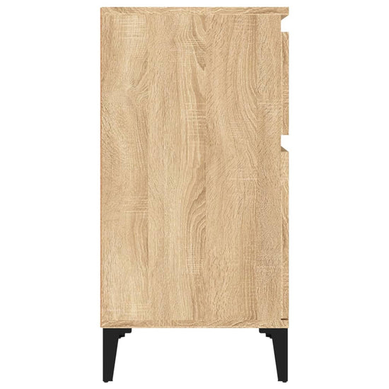 Nachtkastjes 2 st 40x35x70 cm bewerkt hout sonoma eikenkleurig MeubelReus