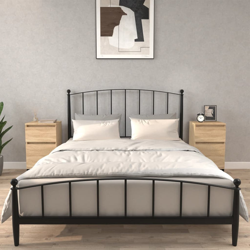 Nachtkastjes 2 st 40x35x70 cm bewerkt hout sonoma eikenkleurig MeubelReus
