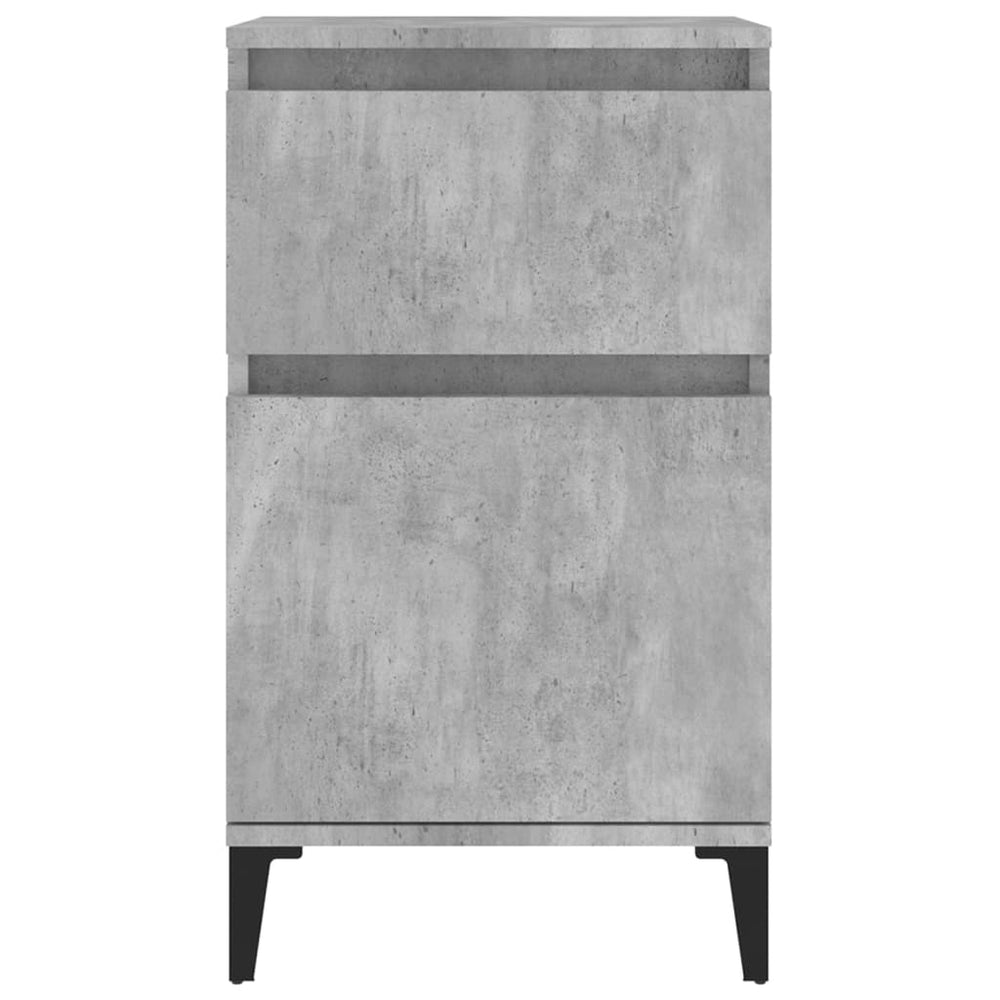 Nachtkastjes 2 st 40x35x70 cm betongrijs MeubelReus