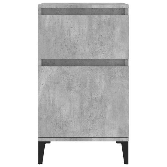 Nachtkastjes 2 st 40x35x70 cm betongrijs MeubelReus