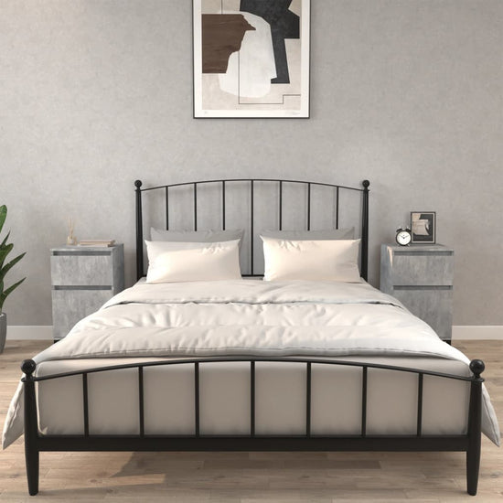 Nachtkastjes 2 st 40x35x70 cm betongrijs MeubelReus