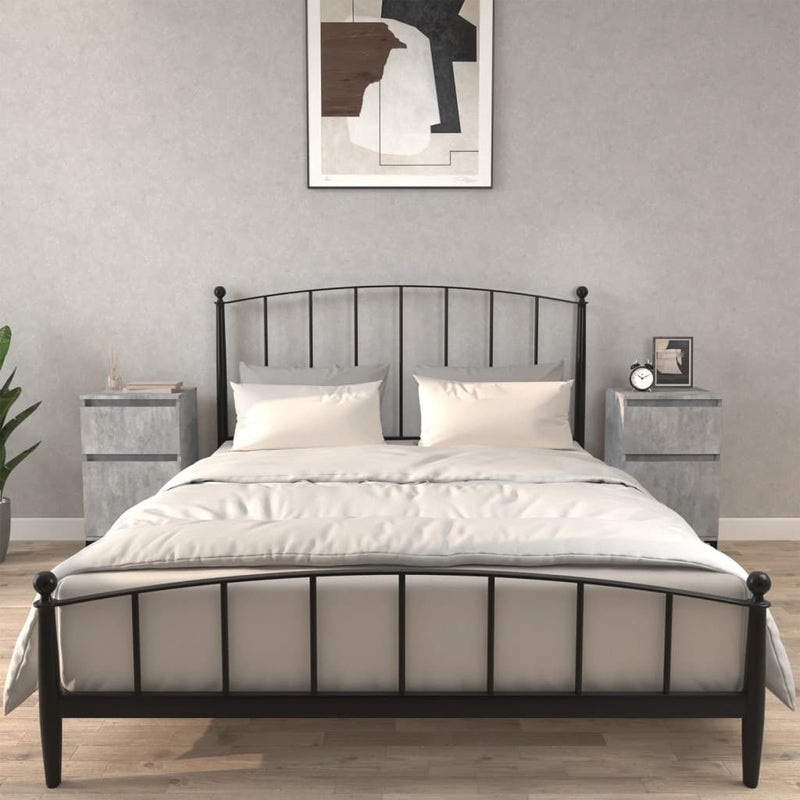Nachtkastjes 2 st 40x35x70 cm betongrijs MeubelReus