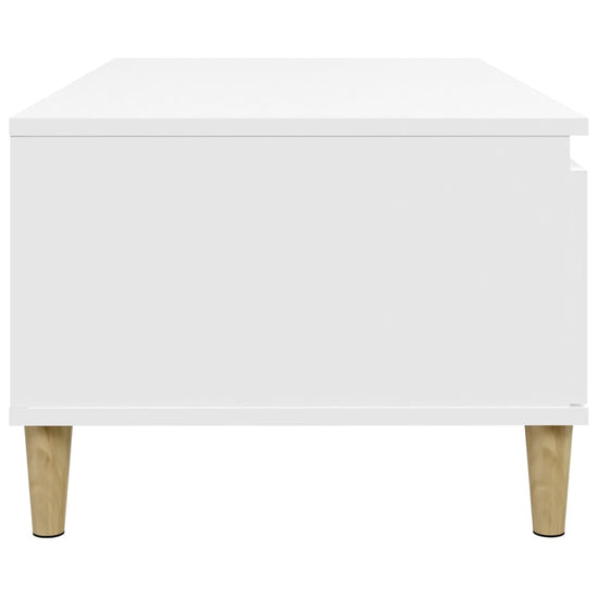 Salontafel 90x50x36,5 cm bewerkt hout wit MeubelReus