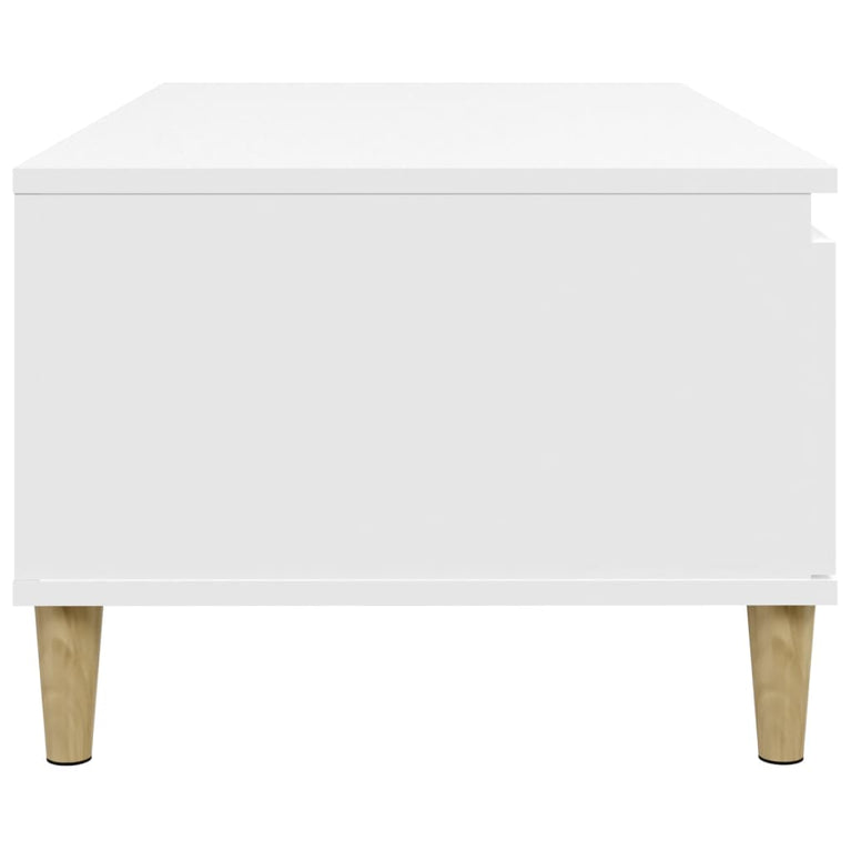 Salontafel 90x50x36,5 cm bewerkt hout wit MeubelReus