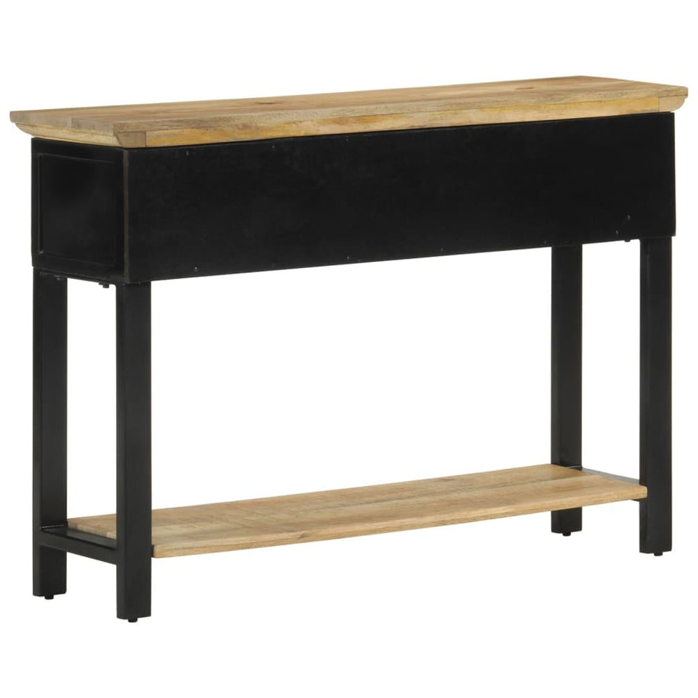Wandtafel 110x30x75 cm massief ruw mangohout MeubelReus