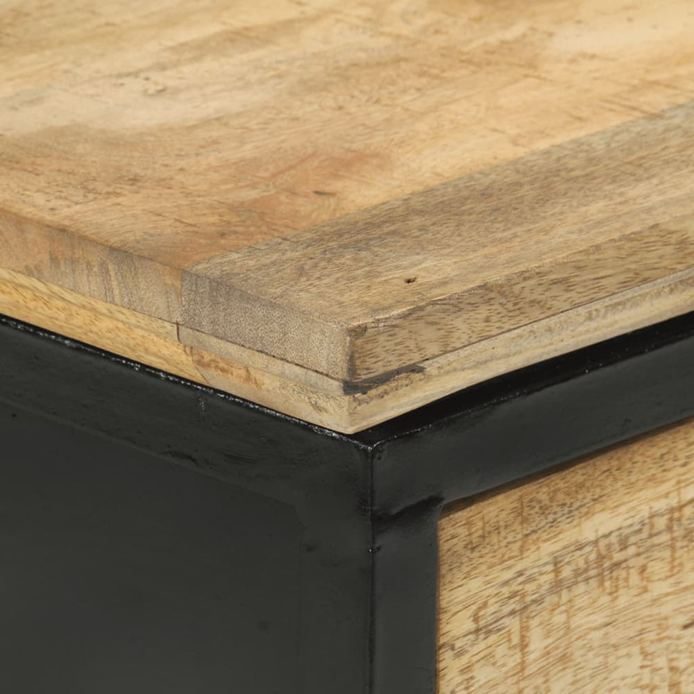 Wandtafel 110x30x75 cm massief ruw mangohout MeubelReus