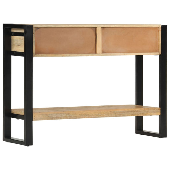 Wandtafel 110x30x76 cm massief ruw mangohout MeubelReus