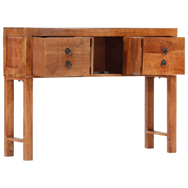 Wandtafel 120x32x80 cm massief ruw acaciahout MeubelReus