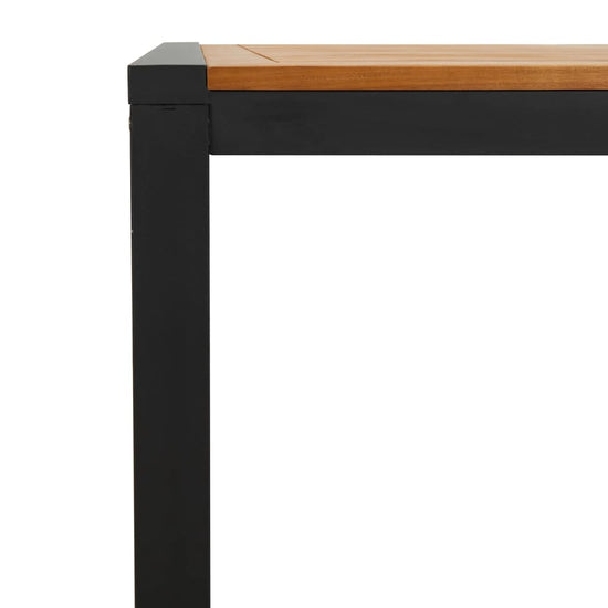 Tuintafel met U-vormige poten 180x90x75 cm massief acaciahout MeubelReus