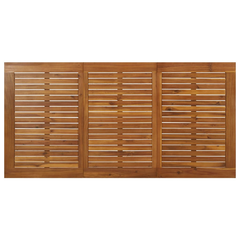 Tuintafel met haarspeldpoten 160x80x75 cm massief acaciahout MeubelReus