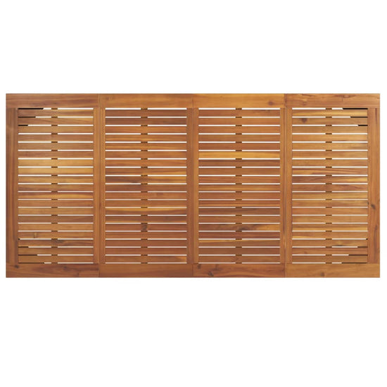 Tuintafel met haarspeldpoten 180x90x75 cm massief acaciahout MeubelReus