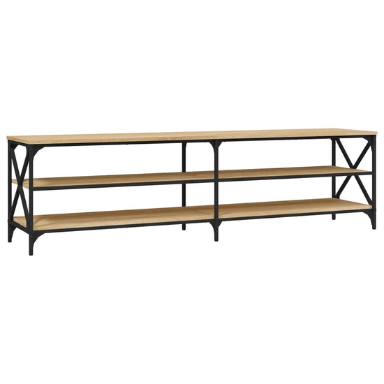 Tv-meubel 180x40x50 cm bewerkt hout sonoma eikenkleurig MeubelReus
