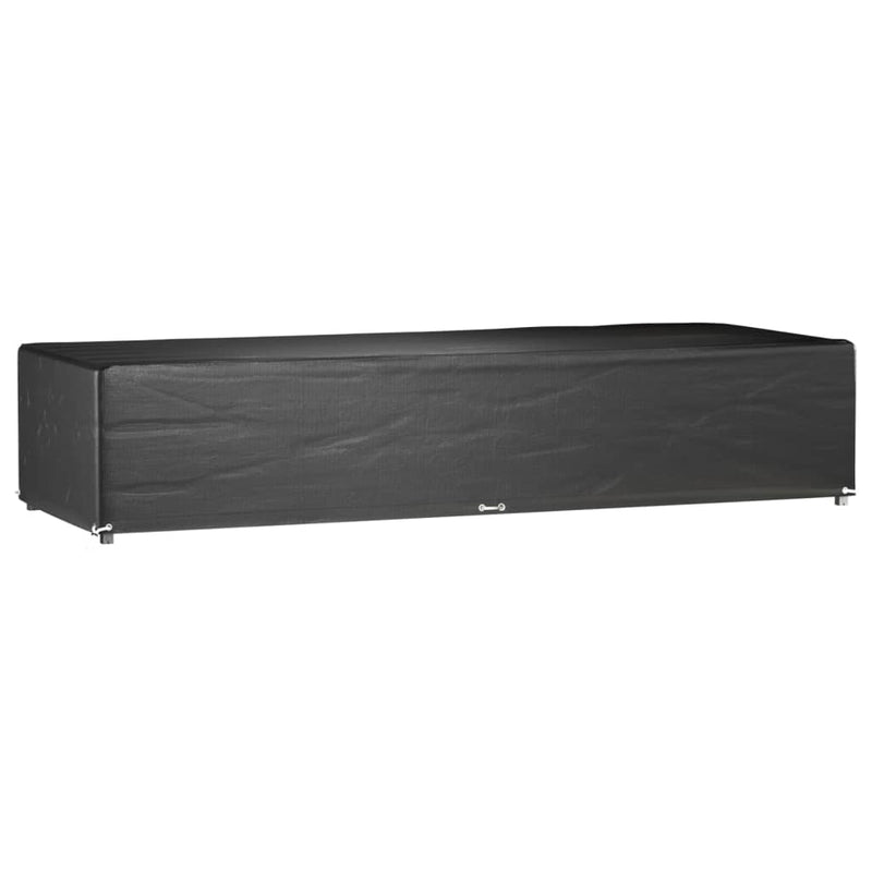 Ligbedhoezen 2 st met 12 oogjes 205x75x40 cm polyetheen MeubelReus