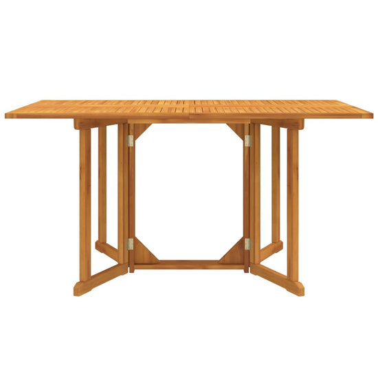 Tuintafel inklapbaar 150x90x75 cm massief teakhout MeubelReus