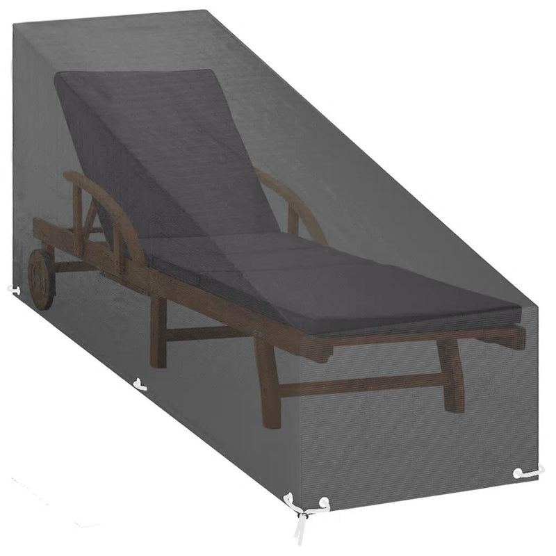Ligbedhoes met 12 oogjes 200x65x35/60 cm polyetheen