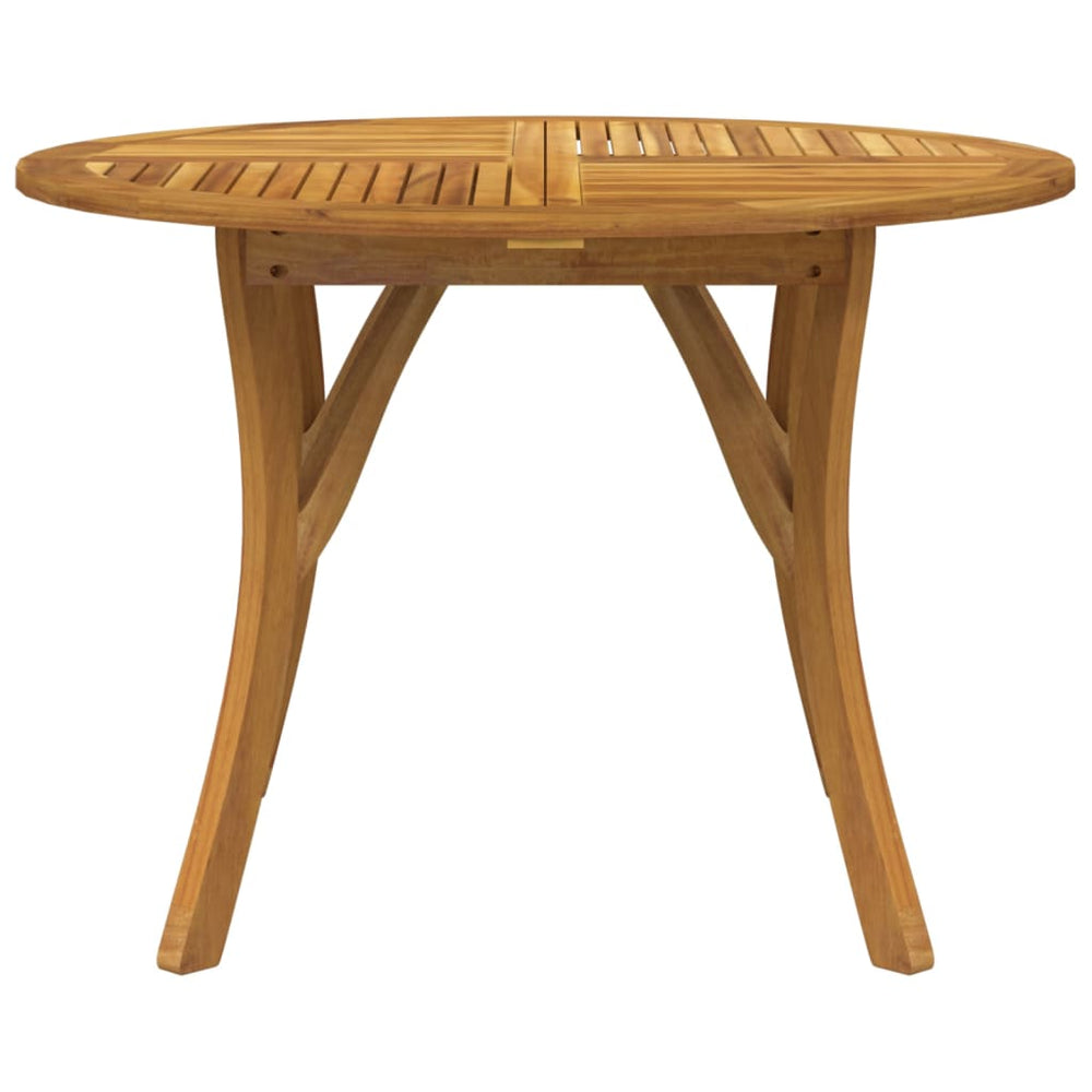 Tuintafel Ø 110 cm massief acaciahout MeubelReus