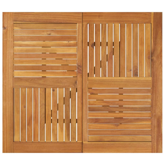 Tuintafel 85x85x75 cm massief acaciahout MeubelReus