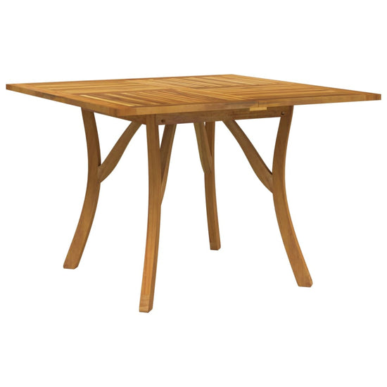 Tuintafel 110x110x75 cm massief acaciahout MeubelReus
