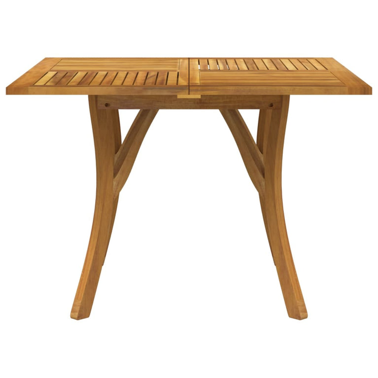Tuintafel 110x110x75 cm massief acaciahout MeubelReus