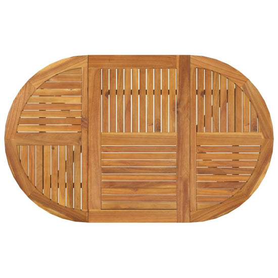 Tuintafel 150x90x75 cm massief acaciahout MeubelReus