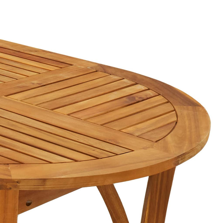 Tuintafel 150x90x75 cm massief acaciahout MeubelReus