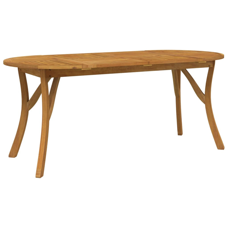 Tuintafel 200x90x75 cm massief acaciahout MeubelReus
