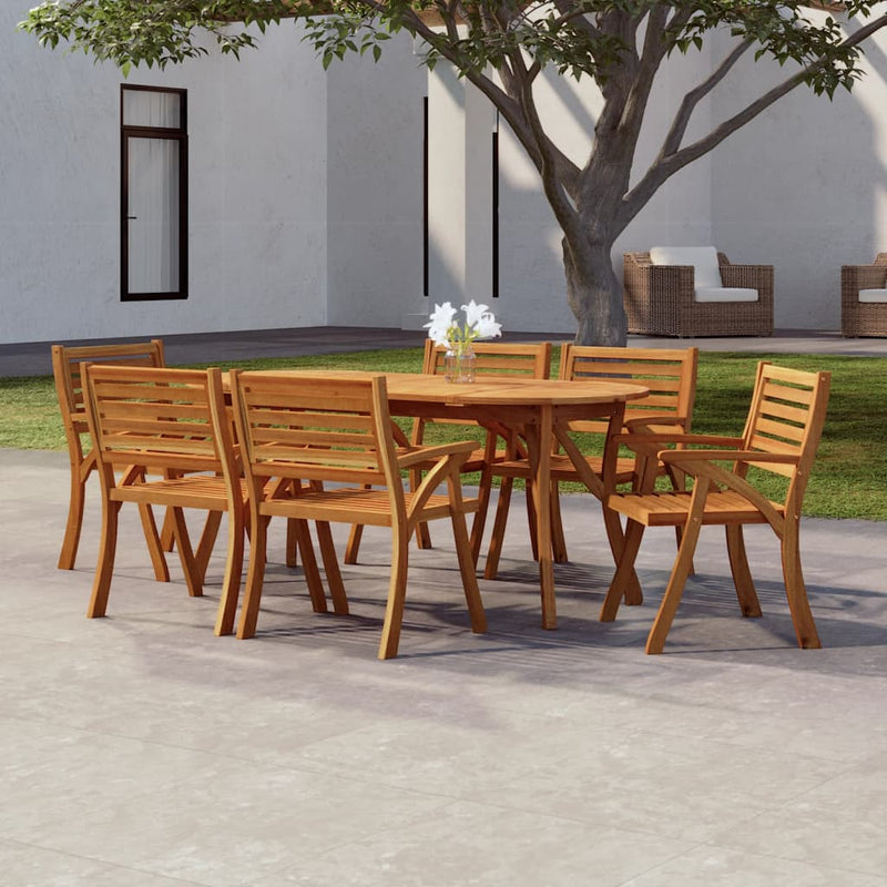 Tuintafel 200x90x75 cm massief acaciahout MeubelReus