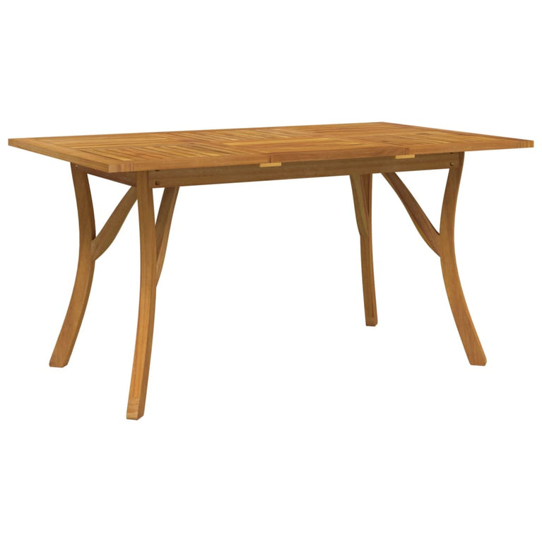 Tuintafel 150x90x75 cm massief acaciahout MeubelReus