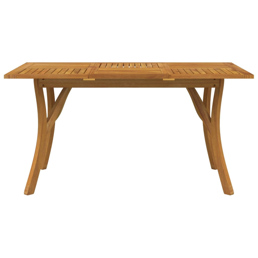 Tuintafel 150x90x75 cm massief acaciahout MeubelReus