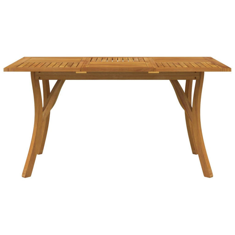 Tuintafel 150x90x75 cm massief acaciahout MeubelReus