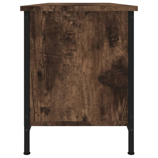 Tv-meubel 102x35x45 cm bewerkt hout gerookt eikenkleurig MeubelReus