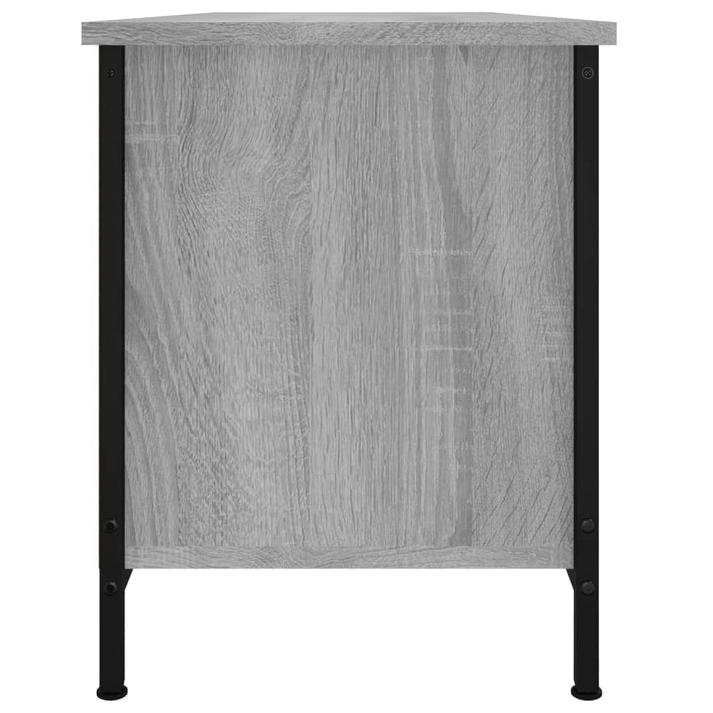 Tv-meubel 102x35x45 cm bewerkt hout grijs sonoma eikenkleurig MeubelReus