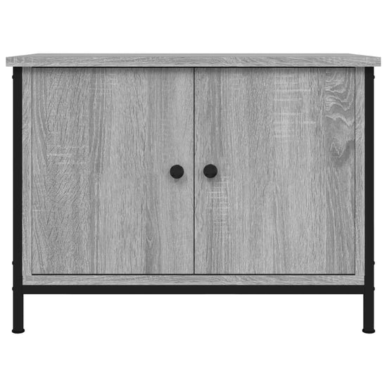 Tv-meubel met deuren 60x35x45 cm bewerkt hout grijs sonoma MeubelReus