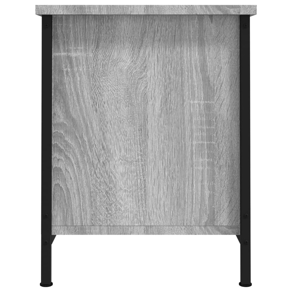 Tv-meubel met deuren 60x35x45 cm bewerkt hout grijs sonoma MeubelReus