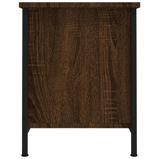 Tv-meubel met deuren 60x35x45 cm bewerkt hout bruin eiken MeubelReus