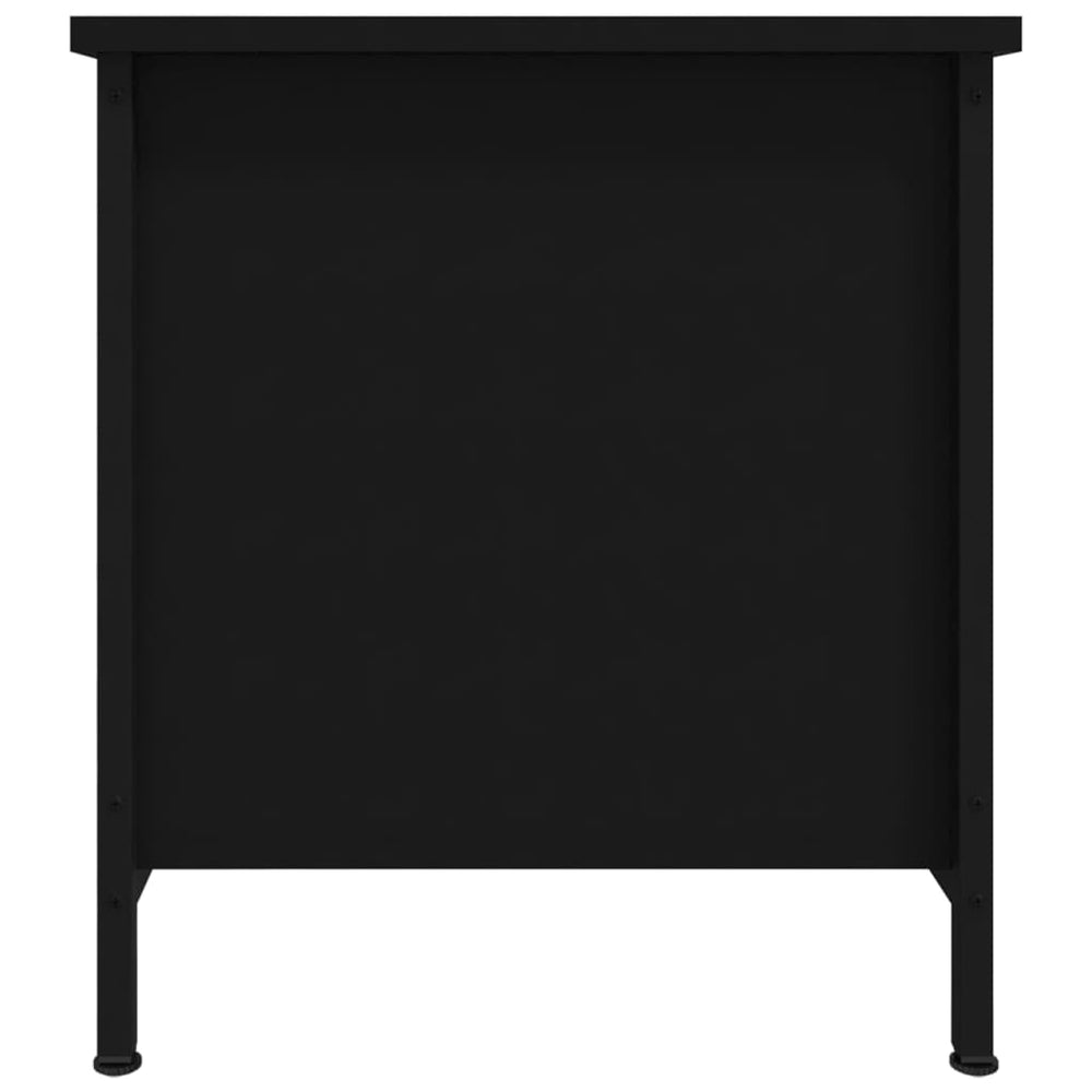 Tv-meubel 100x40x45 cm bewerkt hout zwart MeubelReus
