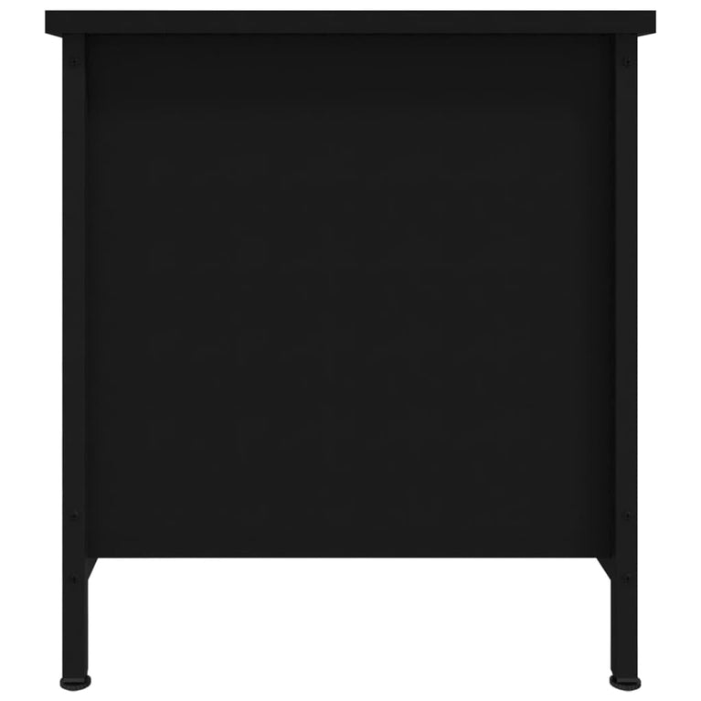 Tv-meubel 100x40x45 cm bewerkt hout zwart MeubelReus