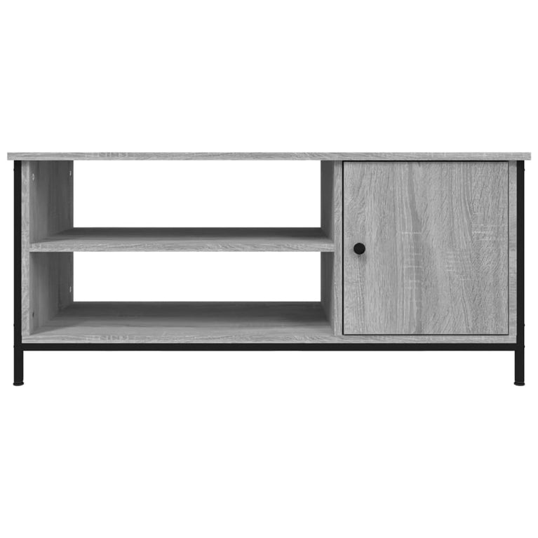 Tv-meubel 100x40x45 cm bewerkt hout grijs sonoma eikenkleurig MeubelReus