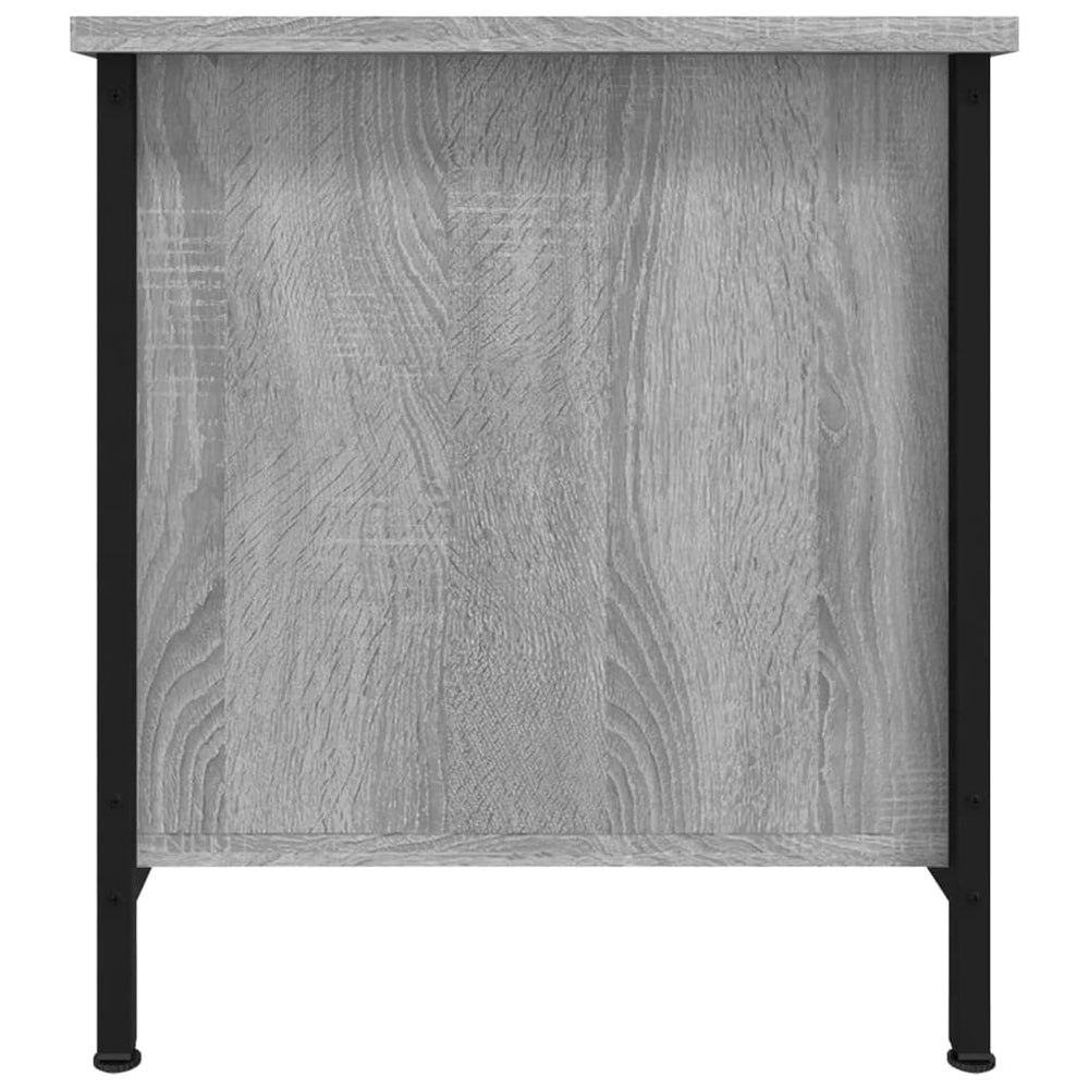 Tv-meubel 100x40x45 cm bewerkt hout grijs sonoma eikenkleurig MeubelReus