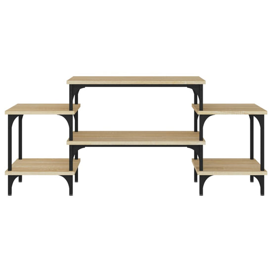 Tv-meubel 117x35x52 cm bewerkt hout sonoma eikenkleurig MeubelReus