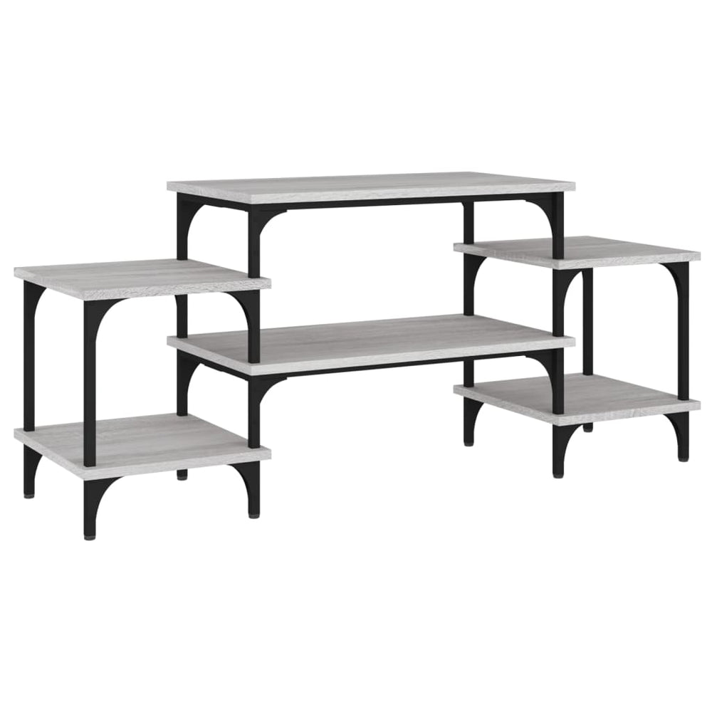 Tv-meubel 117x35x52 cm bewerkt hout grijs sonoma eikenkleurig MeubelReus