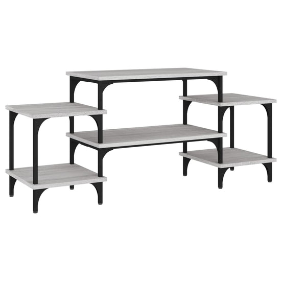Tv-meubel 117x35x52 cm bewerkt hout grijs sonoma eikenkleurig MeubelReus