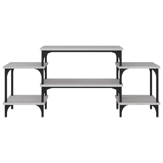 Tv-meubel 117x35x52 cm bewerkt hout grijs sonoma eikenkleurig MeubelReus