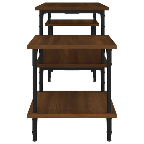 Tv-meubel 117x35x52 cm bewerkt hout bruin eikenkleur MeubelReus