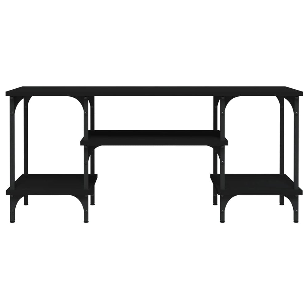 Tv-meubel 102x35x45,5 cm bewerkt hout zwart MeubelReus